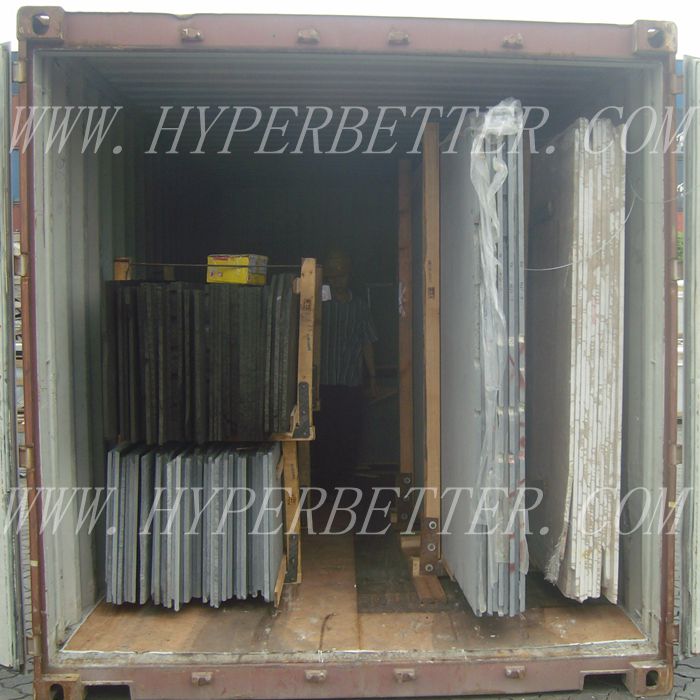 Slabs loading container